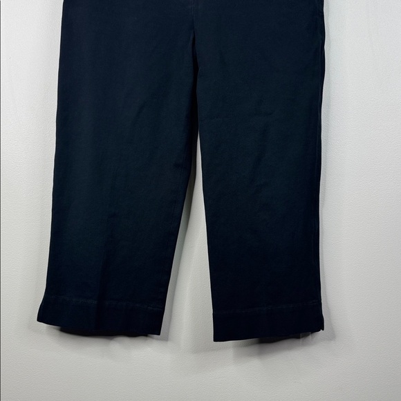 St. John Sport Ponte Nautical Trouser Black Size 8 Classic Ankle Crop Pant - Picture 3 of 8